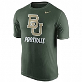 Baylor Bears Nike 2015 Sideline Dri-FIT Legend Logo WEM T-Shirt - Green,baseball caps,new era cap wholesale,wholesale hats